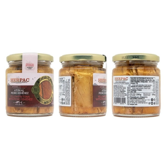 ATÚN AL PEDRO XIMÉNEZ TARRO 220g HERPAC BARBATE