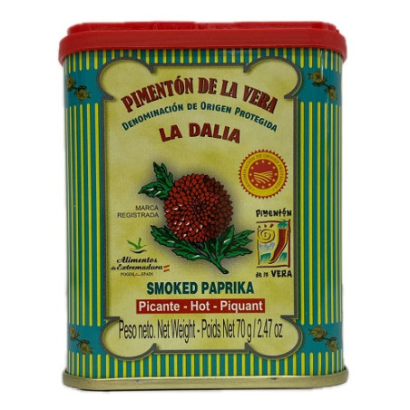 PIMENTÓN DE LA VERA LA DALIA PICANTE LATA 70g
