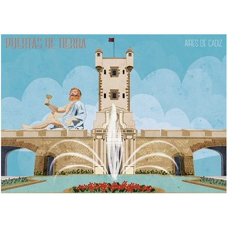 IMÁN SOUVENIR PUERTAS DE TIERRA 105X75CM – FLEXIBLE
