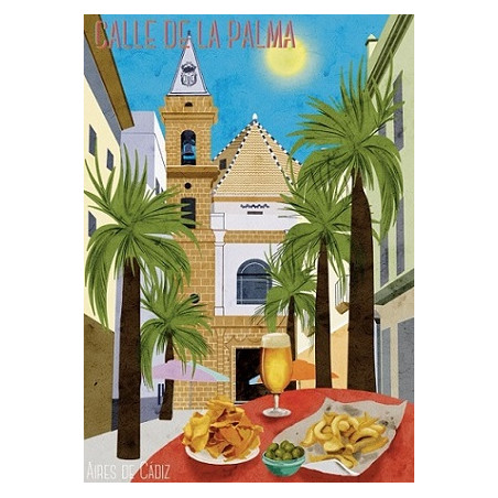 IMÁN SOUVENIR CALLE VIRGEN DE LA PALMA 105X75CM – FLEXIBLE