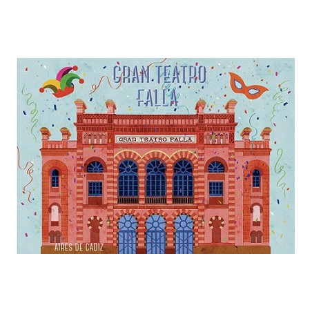 IMÁN SOUVENIR GRAN TEATRO FALLA 105X75CM – FLEXIBLE