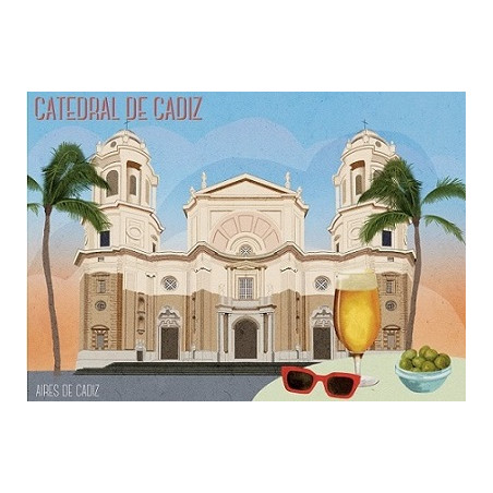 IMÁN SOUVENIR CÁDIZ CATEDRAL 105X75CM – FLEXIBLE