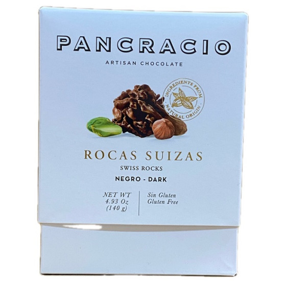 CHOCOLATE ARTESANO ROCAS SUIZAS 140g PANCRACIO