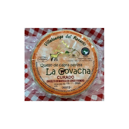 MINI QUESO DE CABRA CURADO AL ROMERO LA COVACHA 460g APROX