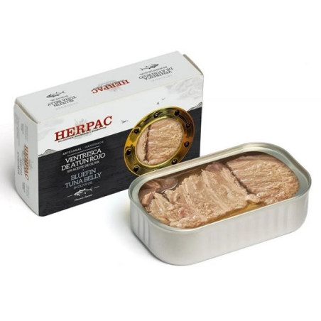VENTRESCA DE ATÚN ROJO EN ACEITE DE OLIVA 120g HERPAC BARBATE