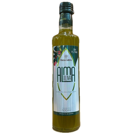 ACEITE DE OLIVA VIRGEN EXTRA SIN FILTRAR ALMAOLIVA 500 ML – ALMAZARAS DE LA SUBBÉTICA