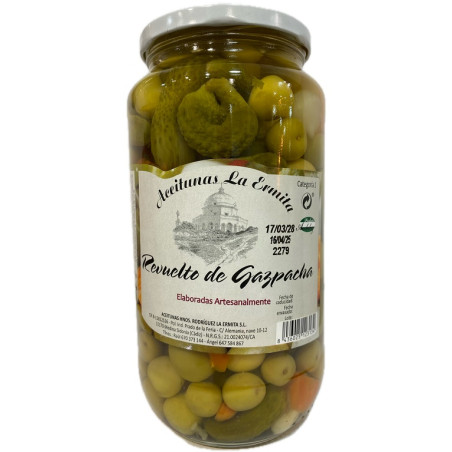REVUELTO GAZPACHA LA ERMITA 1350 G – ACEITUNAS Y ENCURTIDOS DE CÁDIZ