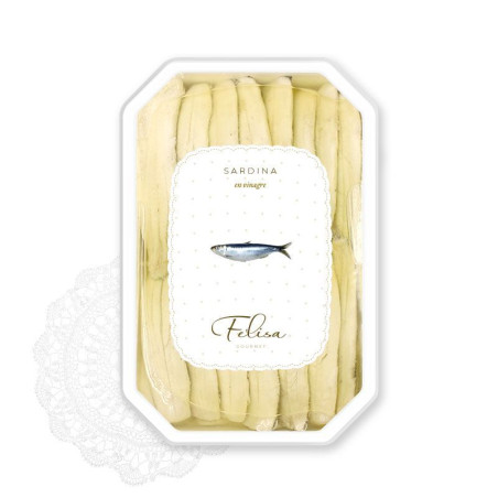 SARDINAS EN VINAGRE BANDEJA 120 gr FELISA GOURMET BARBATE