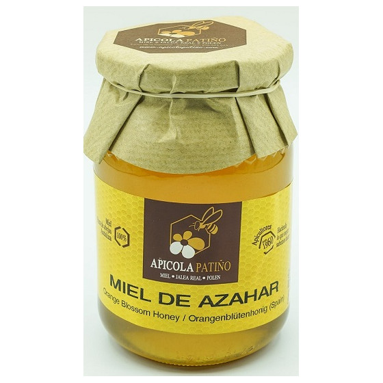 MIEL DE AZAHAR TARRO 500 gr APICOLA PATIÑO CONIL