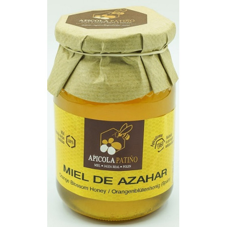 MIEL DE AZAHAR TARRO 500 gr APICOLA PATIÑO CONIL