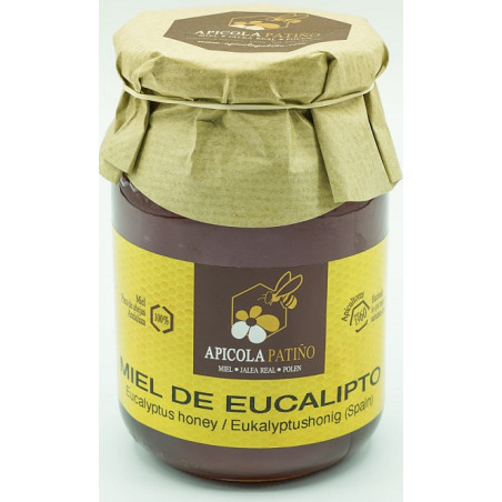 MIEL DE EUCALIPTO TARRO 500 gr APICOLA PATIÑO CONIL CÁDIZ