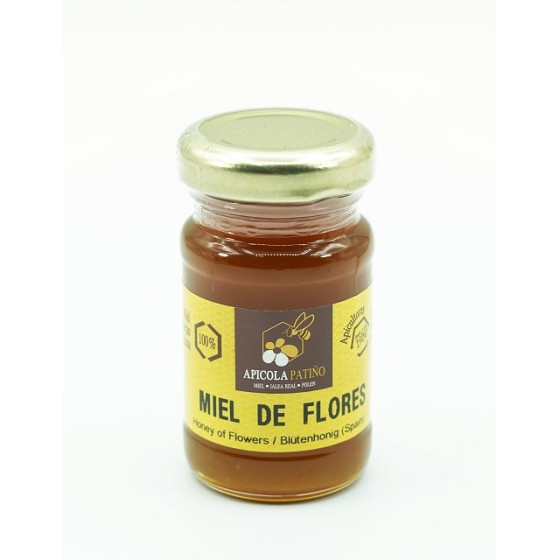 MIEL DE FLORES 80g APICOLA PATIÑO