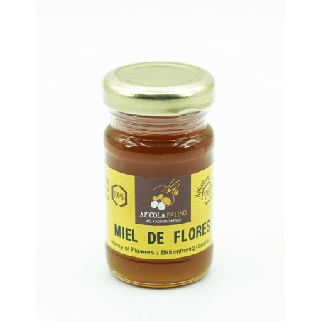 MIEL DE FLORES 80g APICOLA PATIÑO