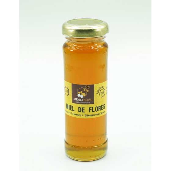 MIEL DE FLORES 150g APICOLA PATIÑO