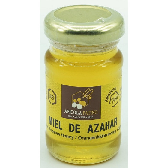 MIEL DE AZAHAR TARRO 80 gr APICOLA PATIÑO CONIL CÁDIZ