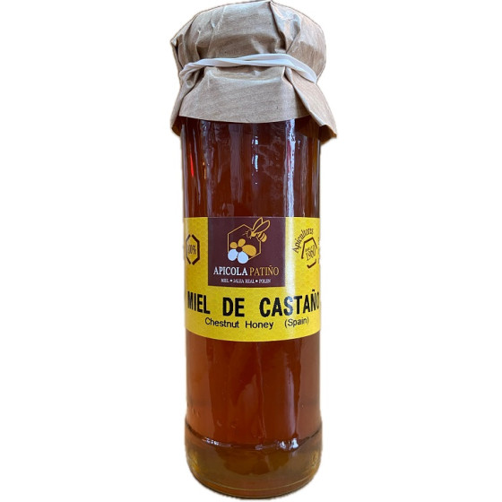 MIEL DE CASTAÑO GOURMET APÍCOLA PATIÑO 150 G – ARTESANAL DE CONIL (CÁDIZ)
