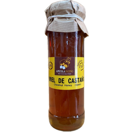MIEL DE CASTAÑO GOURMET APÍCOLA PATIÑO 150 G – ARTESANAL DE CONIL (CÁDIZ)
