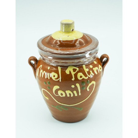 TINAJA DE BARRO 250 gr MIEL MIL FLORES 100% NATURAL APICOLA PATIÑO