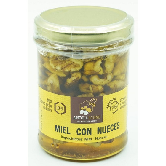 MIEL CON NUECES TARRO 250 gr APICOLA PATIÑO CONIL CADIZ