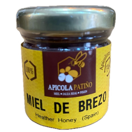 MIEL DE BREZO APÍCOLA PATIÑO 60 G – TARRO ARTESANAL DE CONIL (CÁDIZ)