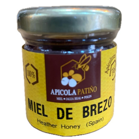 MIEL DE BREZO APÍCOLA PATIÑO 60 G – TARRO ARTESANAL DE CONIL (CÁDIZ)