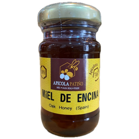 MIEL DE ENCINA APÍCOLA PATIÑO 80 G – TARRO ARTESANAL DE CONIL DE LA FRONTERA (CÁDIZ)