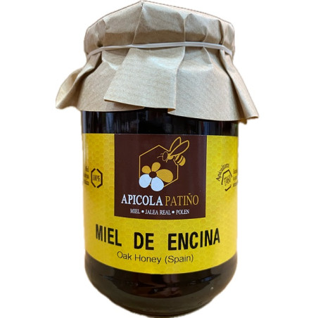 MIEL DE ENCINA APÍCOLA PATIÑO 500 G – MIEL ARTESANAL DE CONIL DE LA FRONTERA (CÁDIZ)