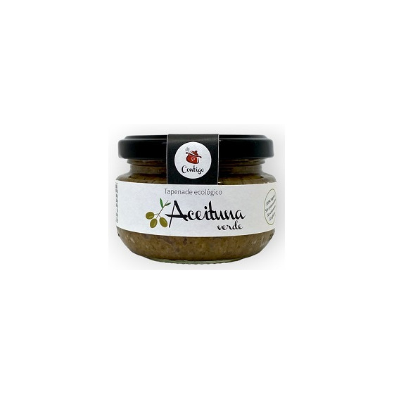 ACEITUNA VERDE TAPENADE ECOLÓGICO 120g CONTIGO CONSERVAS ARTESANALES
