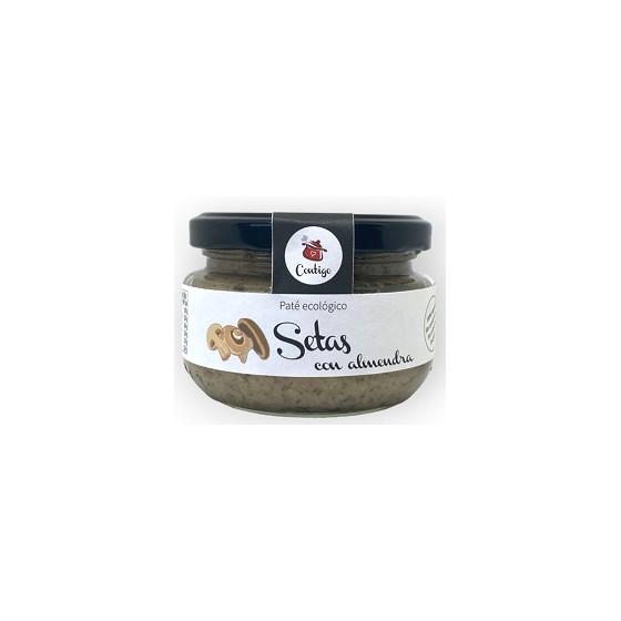 SETAS CON ALMENDRA PATÉ ECOLÓGICO 120 g CONTIGO CONSERVAS ARTESANALES