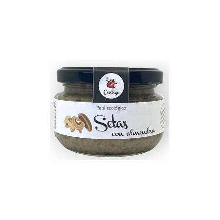 SETAS CON ALMENDRA PATÉ ECOLÓGICO 120 g CONTIGO CONSERVAS ARTESANALES