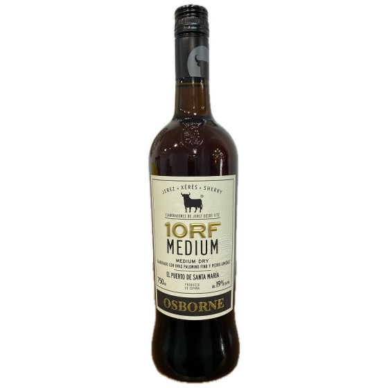 VINO 10RF MEDIUM DE ORBORNE VINO DE JEREZ SEMIDULCE CON CRIANZA EN SOLERA  EL PUERTO DE SANTA MARÍA 