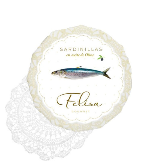 SARDINILLAS EN ACEITE DE OLIVA LATA 115gr FELISA GOURMET BARBATE