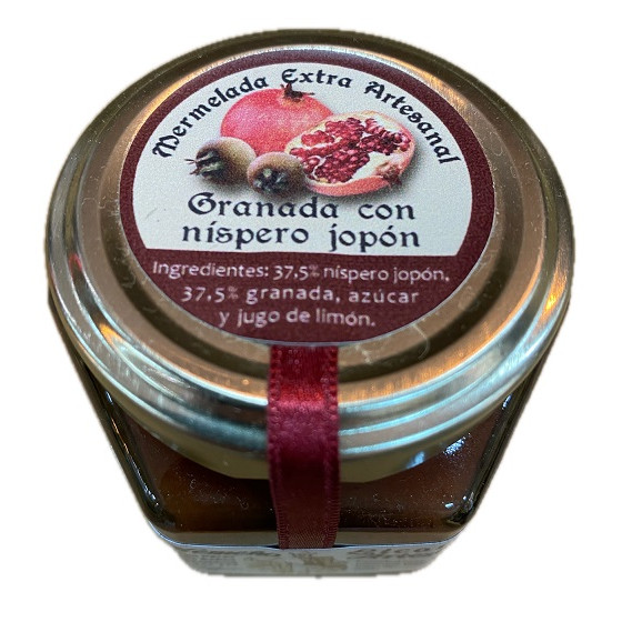 MERMELADA DE GRANADA CON NÍSPERO JOPÓN GRAZALEMEÑOS 120G RECETA ARTESANA DE GRAZALEMA