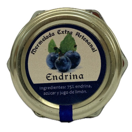 MERMELADA DE ENDRINA 120g GRAZALEMEÑOS 
