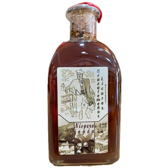 LICOR ARTESANO DE NÍSPERO JOPÓN 250ML – DESTILADO TRADICIONAL DE GRAZALEMA (CÁDIZ)