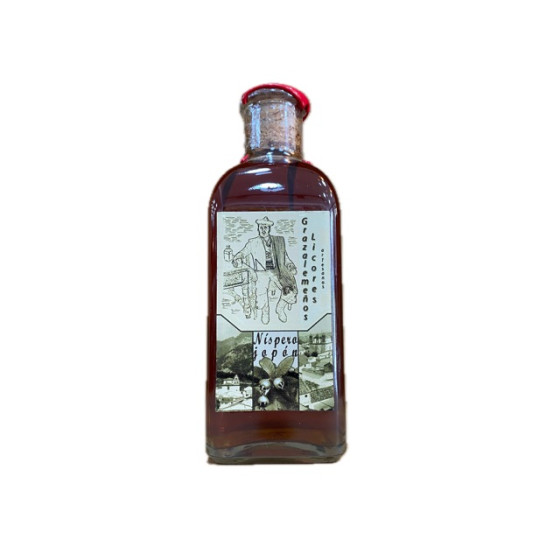LICOR DE NÍSPERO JOPÓN 500 ml GRAZALEMEÑOS LICORES ARTESANOS