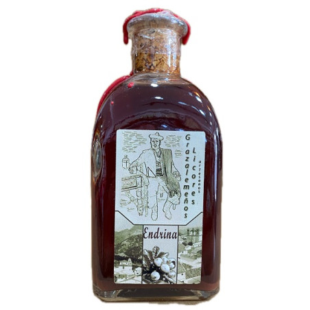 LICOR ARTESANO DE ENDRINA 250ML – DESTILADO TRADICIONAL DE GRAZALEMA (CÁDIZ) CON SABOR AUTÉNTICO