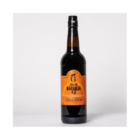 BOTELLA SOL DE NARANJA 375 cl BODEGAS GALLARDO VEJER CÁDIZ