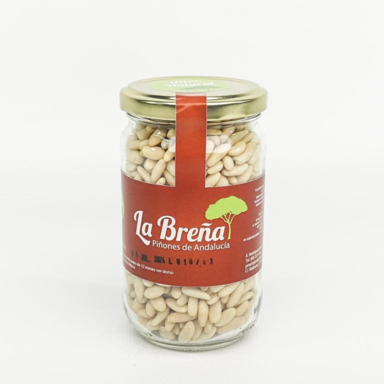 BOTE DE PIÑONES DE 180gr NACIONAL 1ª CALIDAD PIÑONES LA BREÑA