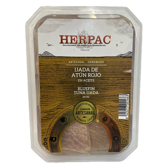 IJADA DE ATÚN ROJO EN ACEITE 250G HERPAC BARBATE SEMICONSERVA GOURMET DE CÁDIZ