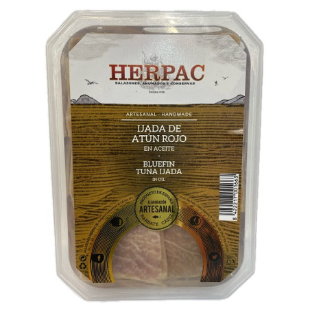 IJADA DE ATÚN ROJO EN ACEITE 250G HERPAC BARBATE SEMICONSERVA GOURMET DE CÁDIZ