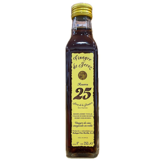 VINAGRE DE JEREZ RESERVA PÁEZ MORILLA 250ML DENOMINACIÓN DE ORIGEN PROTEGIDA