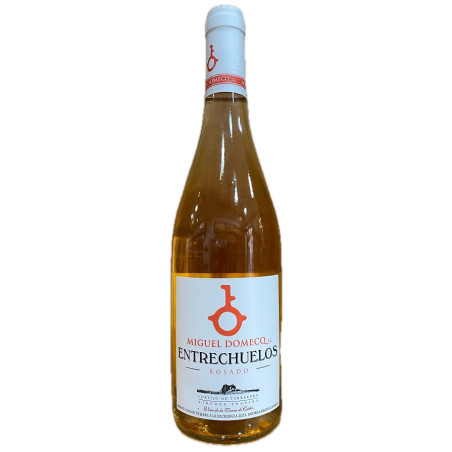 VINO ROSADO ENTRECHUELOS  BODEGAS MIGUEL DOMECQ  TIERRA DE CÁDIZ  BOTELLA 75 cl 
