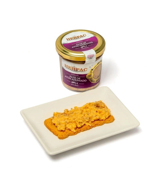 PATÉ DE ATÚN AHUMADO 105g. HERPAC BARBATE.