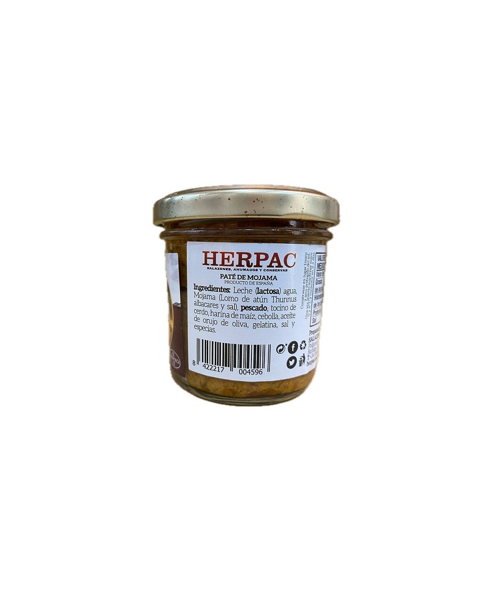 PATÉ DE MOJAMA TARRO 105g. HERPAC BARBATE
