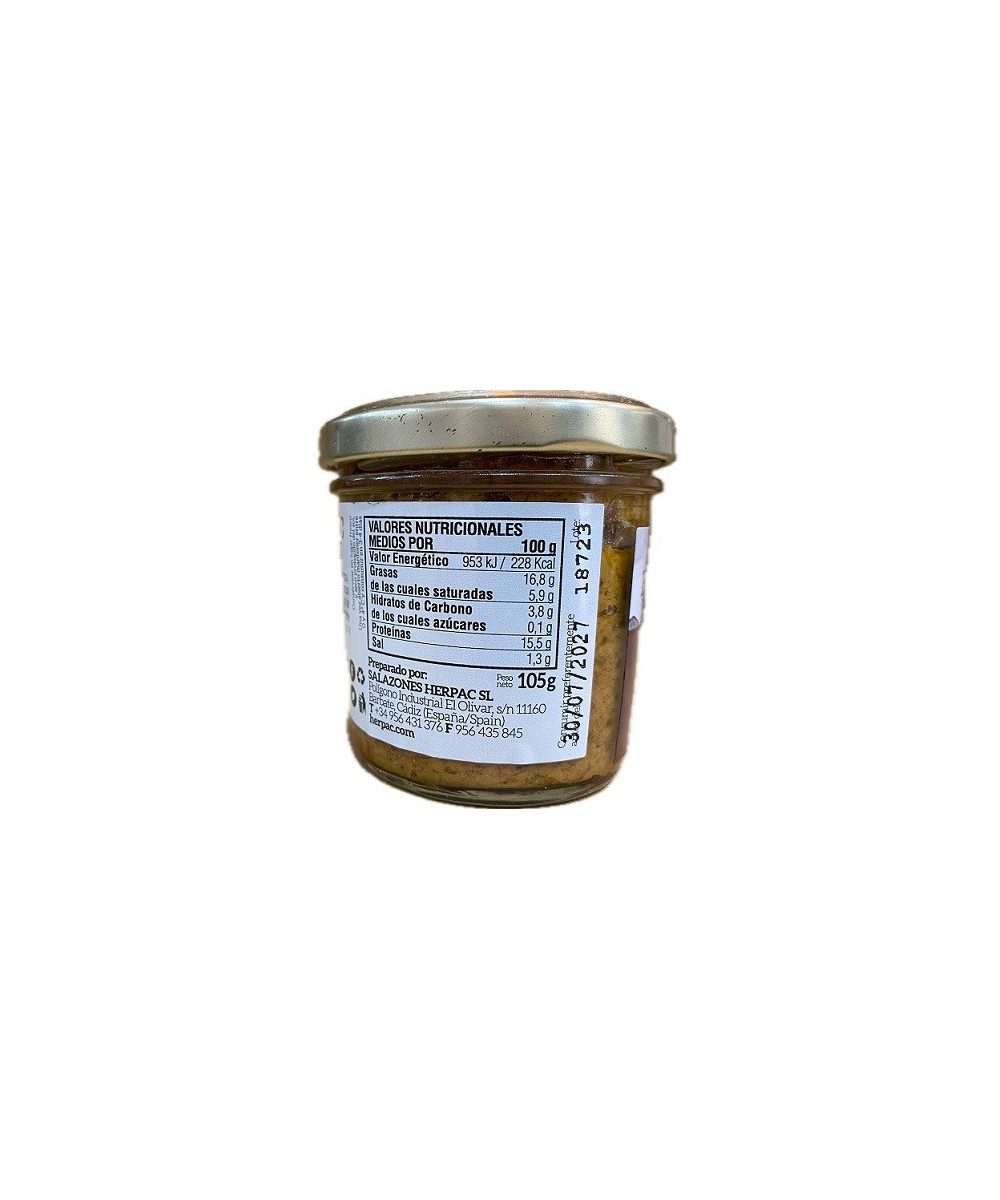 PATÉ DE MOJAMA TARRO 105g. HERPAC BARBATE