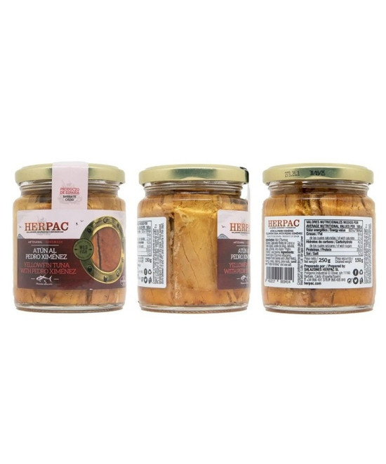 ATÚN AL PEDRO XIMÉNEZ TARRO 220g. HERPAC BARBATE