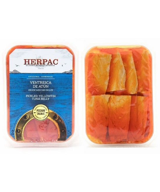 VENTRESCA DE ATÚN EN ESCABECHE DULCE 250g HERPAC BARBATE