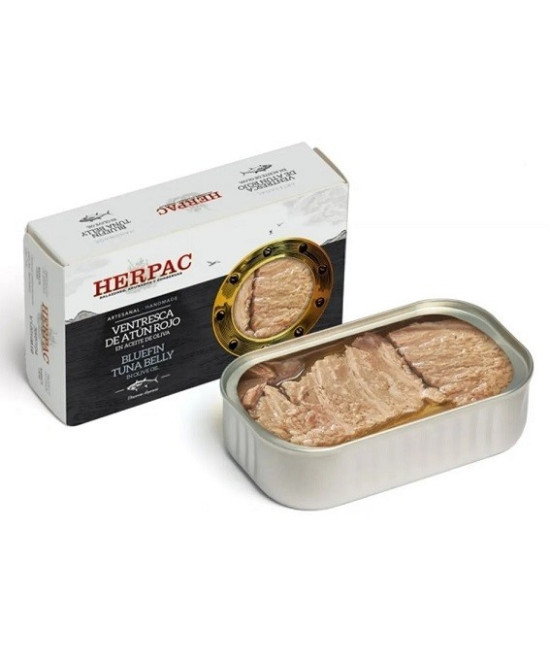 VENTRESCA DE ATÚN ROJO EN ACEITE DE OLIVA 120g. HERPAC BARBATE
