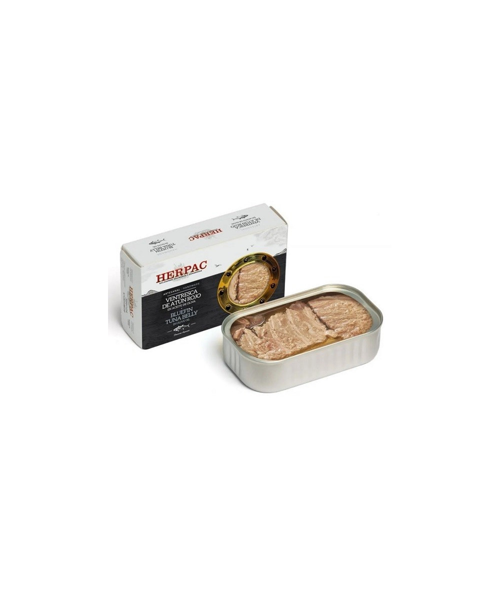 VENTRESCA DE ATÚN ROJO EN ACEITE DE OLIVA 120g. HERPAC BARBATE